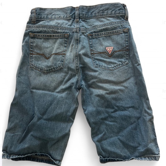 Guess Distressed Denim Capri Shorts - Picture 2 of 3